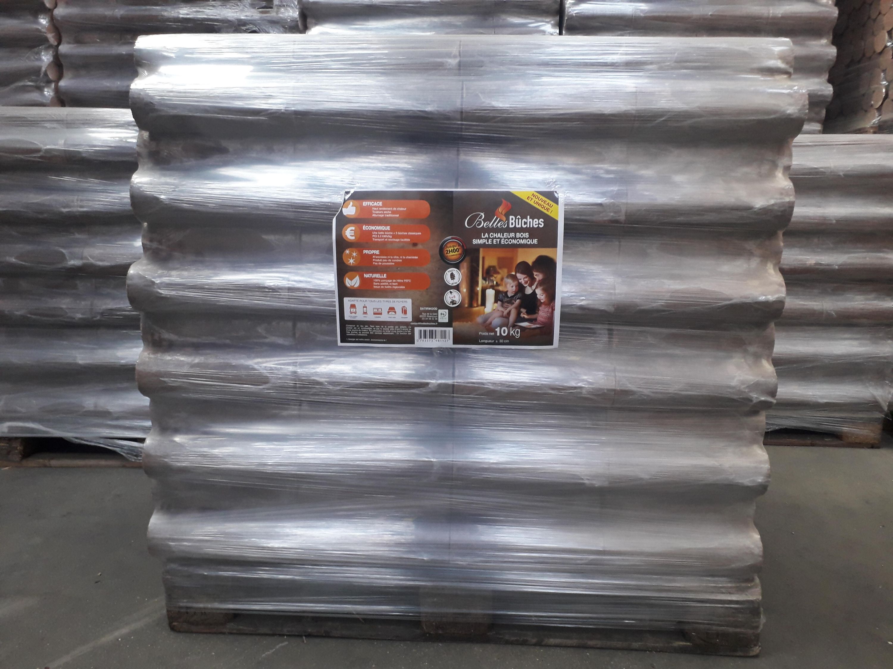 Palet de madera densificada HERMOSAS COMPRAS 4 x 96