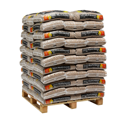 Pellets de madera premium – Gruchy – Sacos de 15 kg
