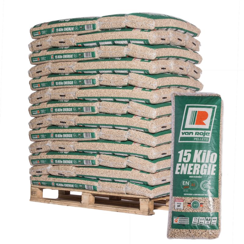Pellets Van Roje – Palet de 65 sacos de 15 kg