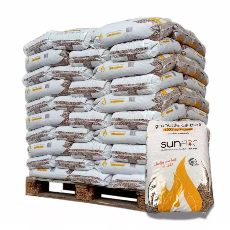 Pellet SunFire – Palet de 70 sacos de 15 kg